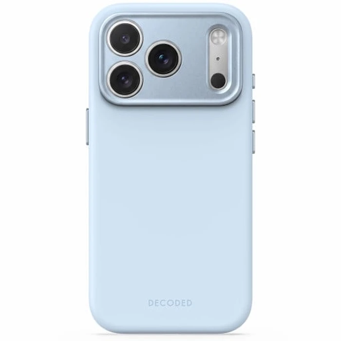 Decoded AntiMicrobial Silicone Backcover Apple iPhone 18 Pro / 17 Pro MagSafe (sky blue)