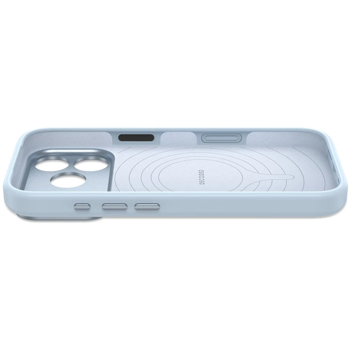 Decoded AntiMicrobial Silicone Backcover Apple iPhone 18 Pro / 17 Pro MagSafe (sky blue)