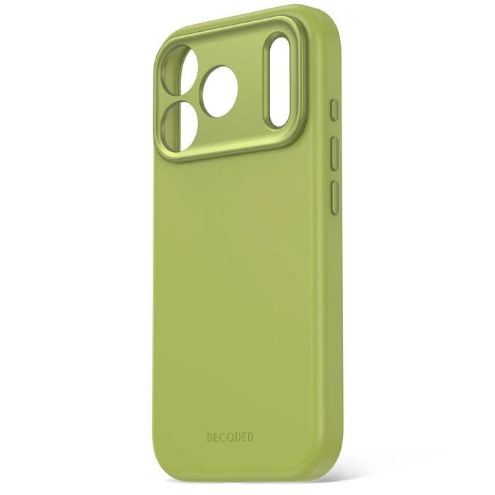 Decoded AntiMicrobial Silicone Backcover Apple iPhone 18 Pro / 17 Pro MagSafe (moss green)