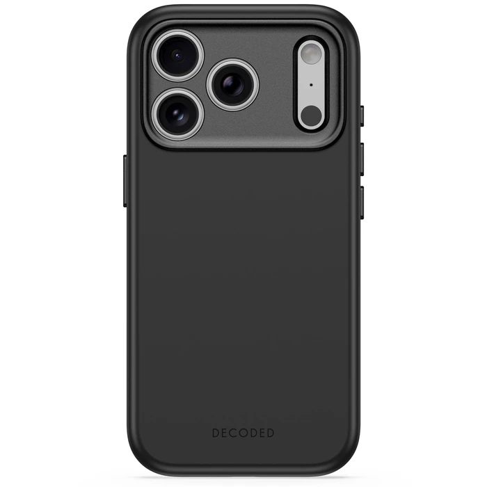 Decoded AntiMicrobial Silicone Backcover Apple iPhone 18 Pro Max / 17 Pro Max MagSafe (carbon black)