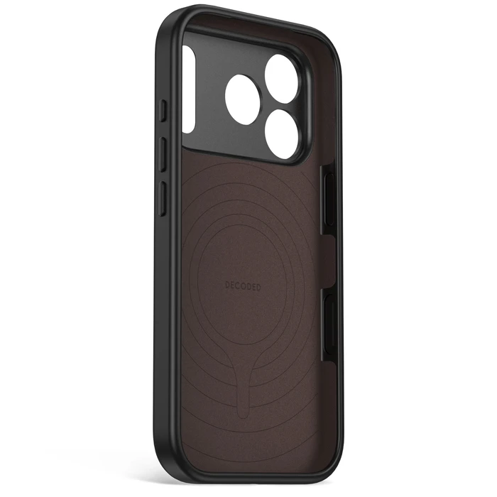 Decoded AntiMicrobial Silicone Backcover Apple iPhone 18 Pro Max / 17 Pro Max MagSafe (carbon black)