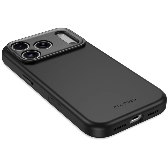 Decoded AntiMicrobial Silicone Backcover Apple iPhone 18 Pro Max / 17 Pro Max MagSafe (carbon black)