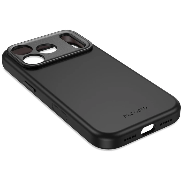 Decoded AntiMicrobial Silicone Backcover Apple iPhone 18 Pro Max / 17 Pro Max MagSafe (carbon black)