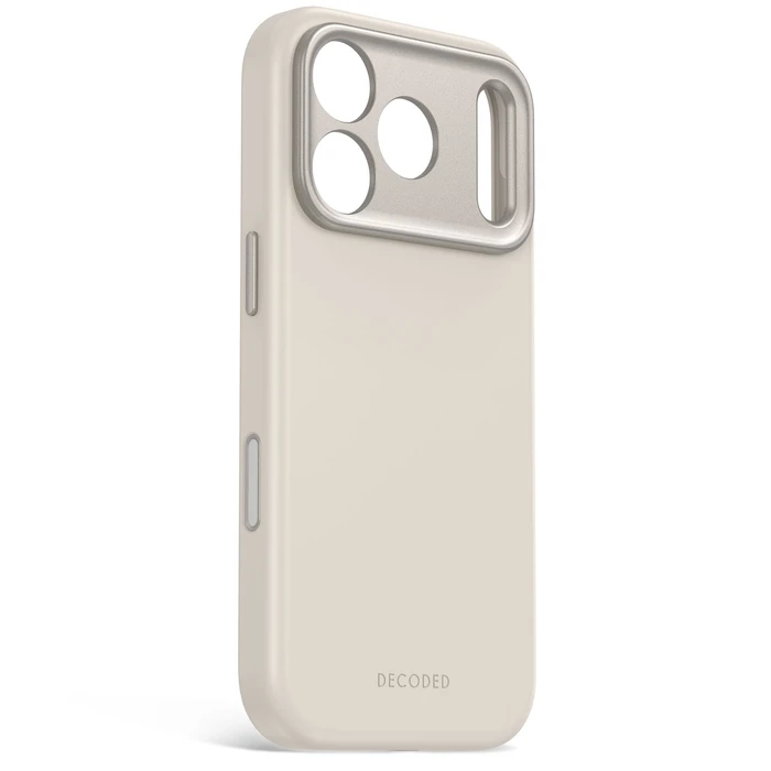 Decoded AntiMicrobial Silicone Backcover Apple iPhone 18 Pro Max / 17 Pro Max MagSafe (pebble grey)