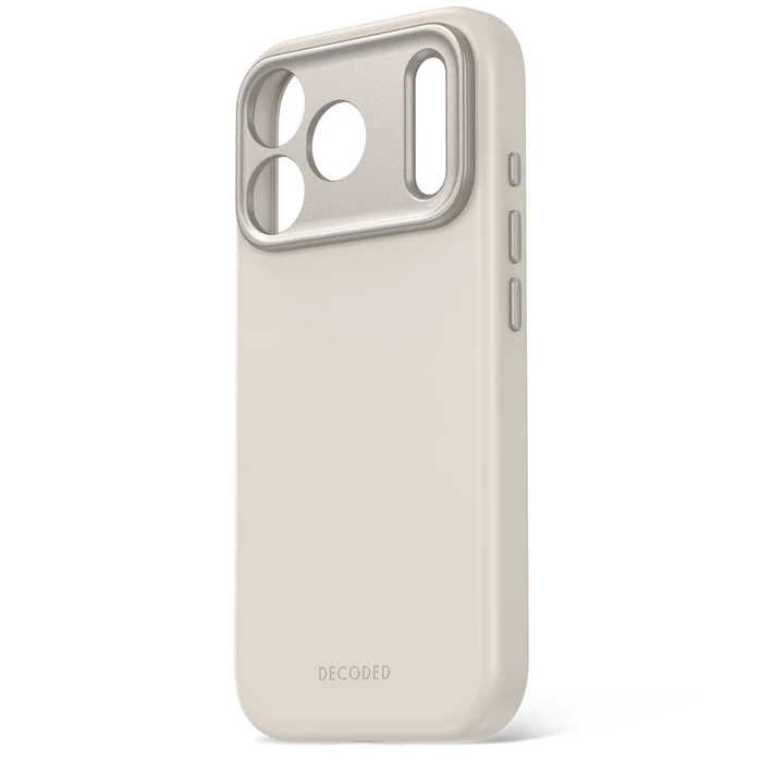 Decoded AntiMicrobial Silicone Backcover Apple iPhone 18 Pro Max / 17 Pro Max MagSafe (pebble grey)