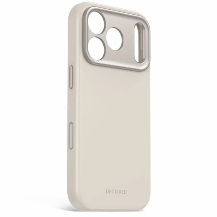 Decoded AntiMicrobial Silicone Backcover Apple iPhone 18 Pro Max / 17 Pro Max MagSafe (pebble grey)