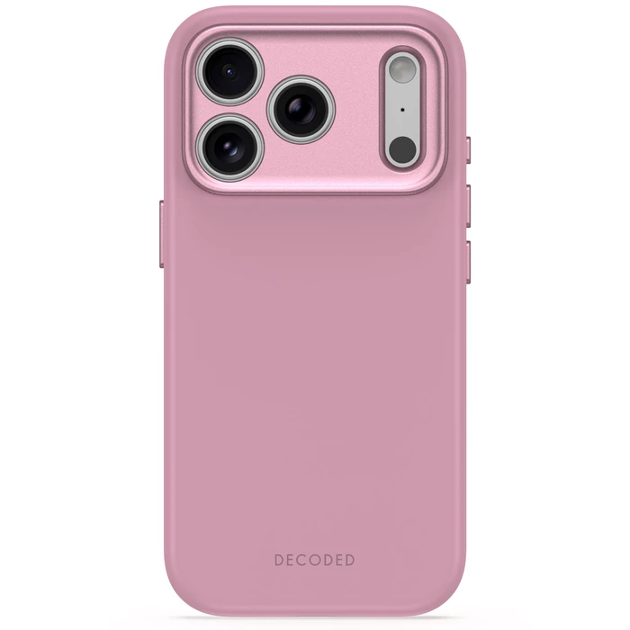 Decoded AntiMicrobial Silicone Backcover Apple iPhone 18 Pro Max / 17 Pro Max MagSafe (rose quartz )