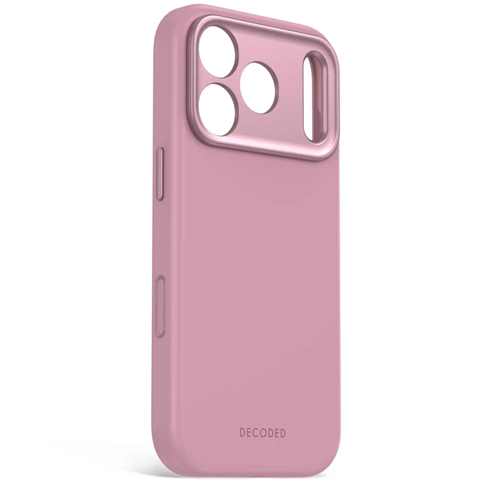 Decoded AntiMicrobial Silicone Backcover Apple iPhone 18 Pro Max / 17 Pro Max MagSafe (rose quartz )