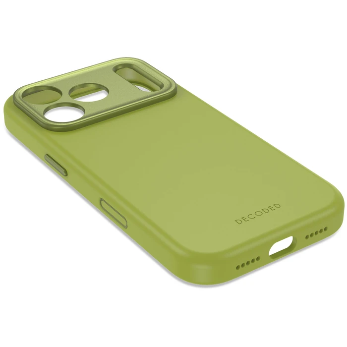 Decoded AntiMicrobial Silicone Backcover Apple iPhone 18 Pro Max / 17 Pro Max MagSafe (moss green)