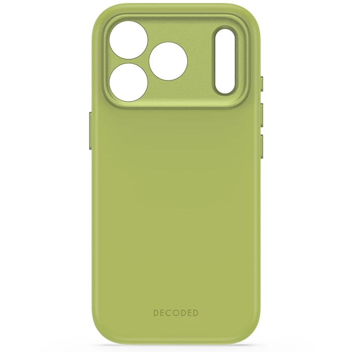 Decoded AntiMicrobial Silicone Backcover Apple iPhone 18 Pro Max / 17 Pro Max MagSafe (moss green)
