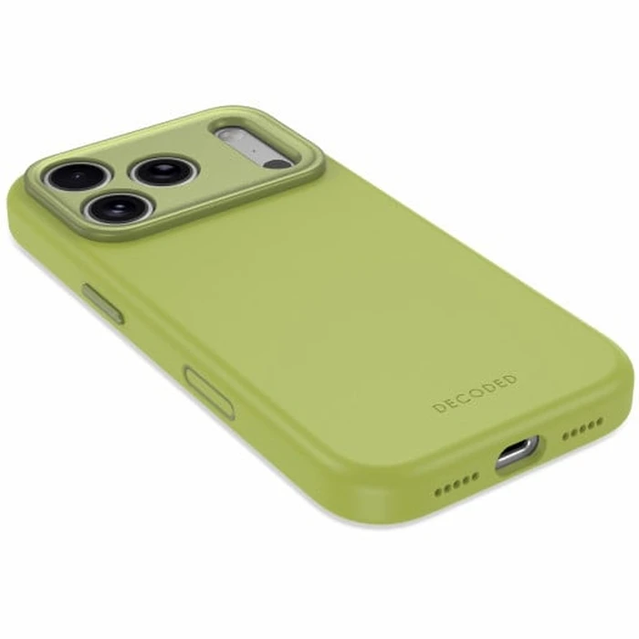 Decoded AntiMicrobial Silicone Backcover Apple iPhone 18 Pro Max / 17 Pro Max MagSafe (moss green)