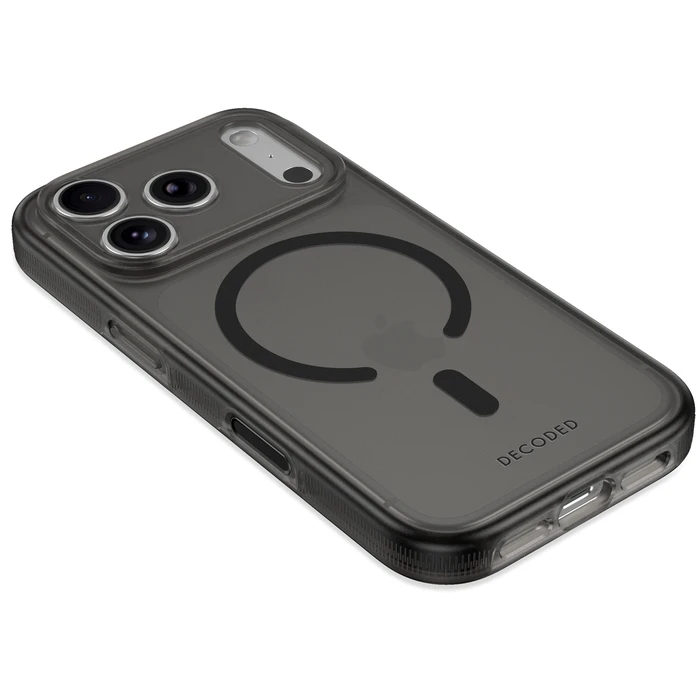 Decoded DropTec Transparent Backcover Apple iPhone 18 Pro / 17 Pro MagSafe (frosted black)