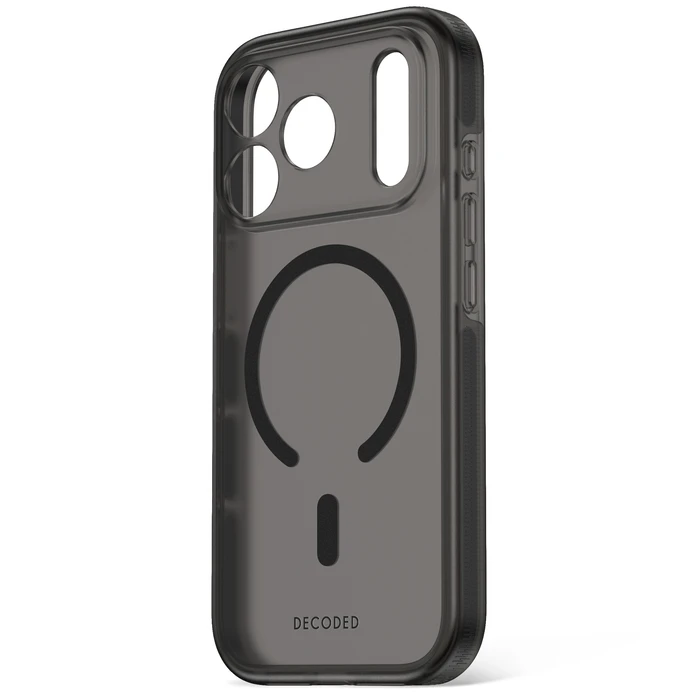 Decoded DropTec Transparent Backcover Apple iPhone 18 Pro / 17 Pro MagSafe (frosted black)