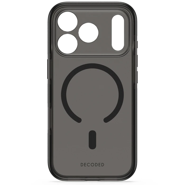 Decoded DropTec Transparent Backcover Apple iPhone 18 Pro Max / 17 Pro Max MagSafe (frosted black)