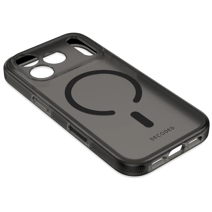 Decoded DropTec Transparent Backcover Apple iPhone 18 Pro Max / 17 Pro Max MagSafe (frosted black)