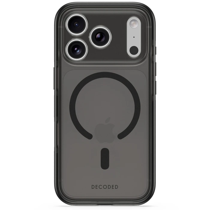 Decoded DropTec Transparent Backcover Apple iPhone 18 Pro Max / 17 Pro Max MagSafe (frosted black)