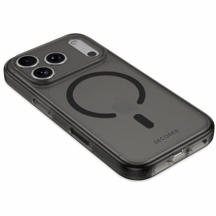 Decoded DropTec Transparent Backcover Apple iPhone 18 Pro Max / 17 Pro Max MagSafe (frosted black)