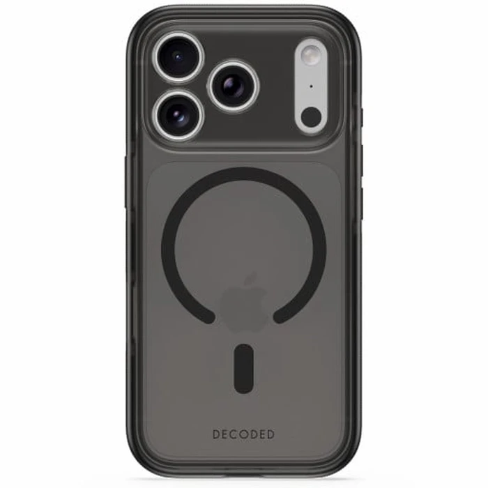 Decoded DropTec Transparent Backcover Apple iPhone 18 Pro Max / 17 Pro Max MagSafe (frosted black)