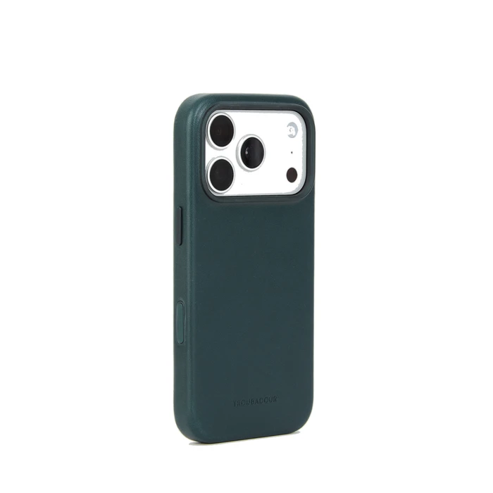 Troubadour Leather Case Apple iPhone 18 Pro / 17 Pro MagSafe (obsidian green)