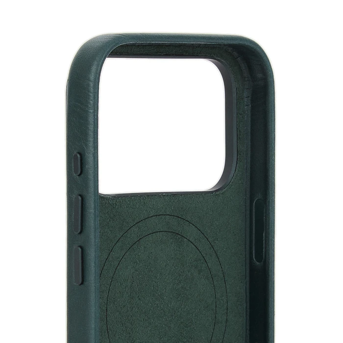 Troubadour Leather Case Apple iPhone 18 Pro / 17 Pro MagSafe (obsidian green)
