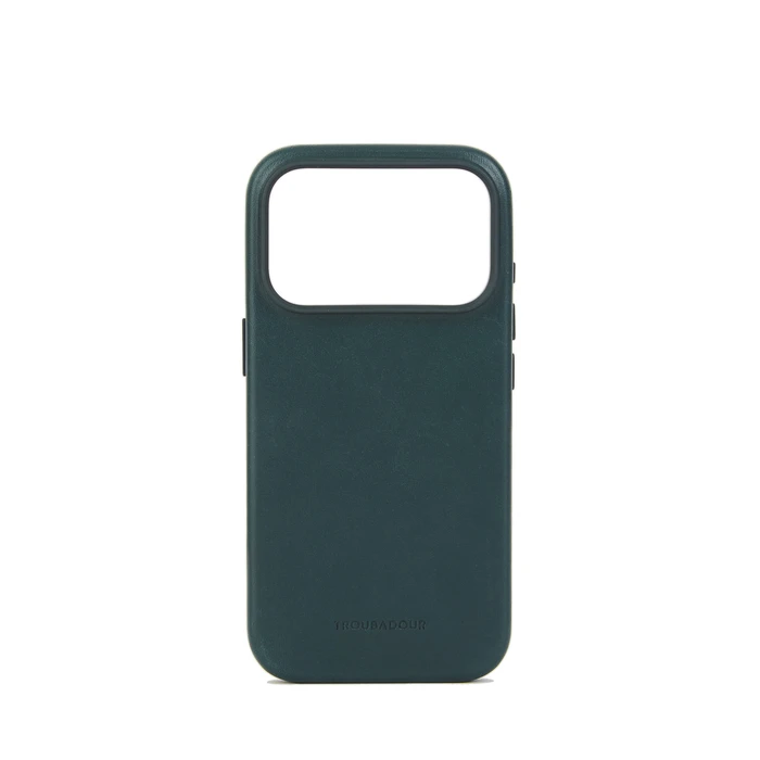 Troubadour Leather Case Apple iPhone 18 Pro / 17 Pro MagSafe (obsidian green)