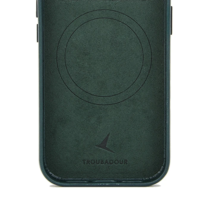 Troubadour Leather Case Apple iPhone 18 Pro / 17 Pro MagSafe (obsidian green)