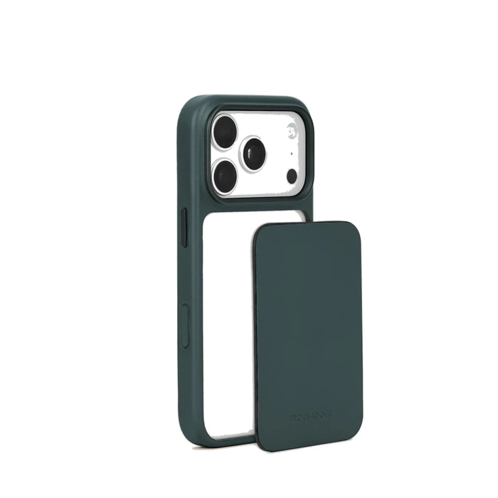 Troubadour Modular Leather Case Apple iPhone 18 Pro / 17 Pro MagSafe (obsidian green)