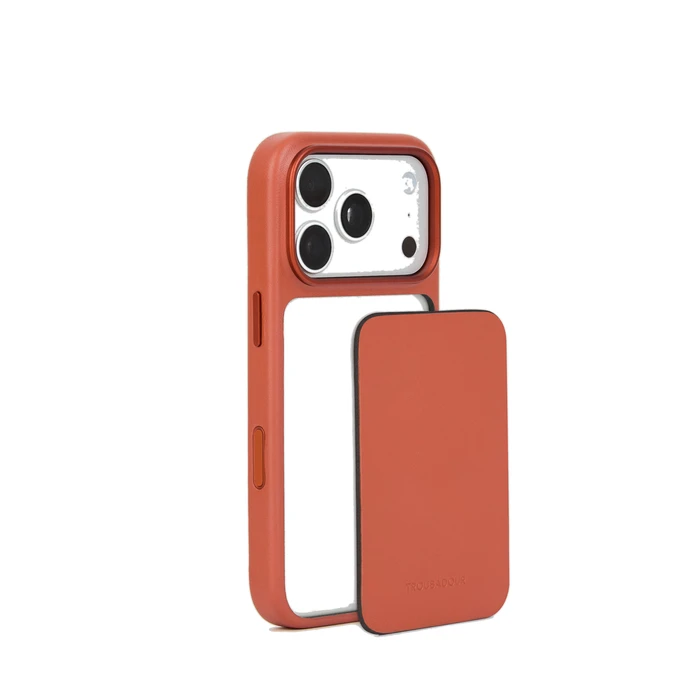 Troubadour Modular Leather Case Apple iPhone 18 Pro / 17 Pro MagSafe (terracotta)