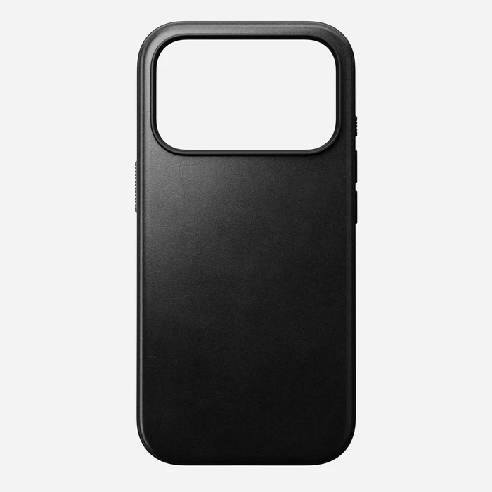 NOMAD Modern Leather Case Apple iPhone 18 Pro / 17 Pro MagSafe, Horween leather (black)