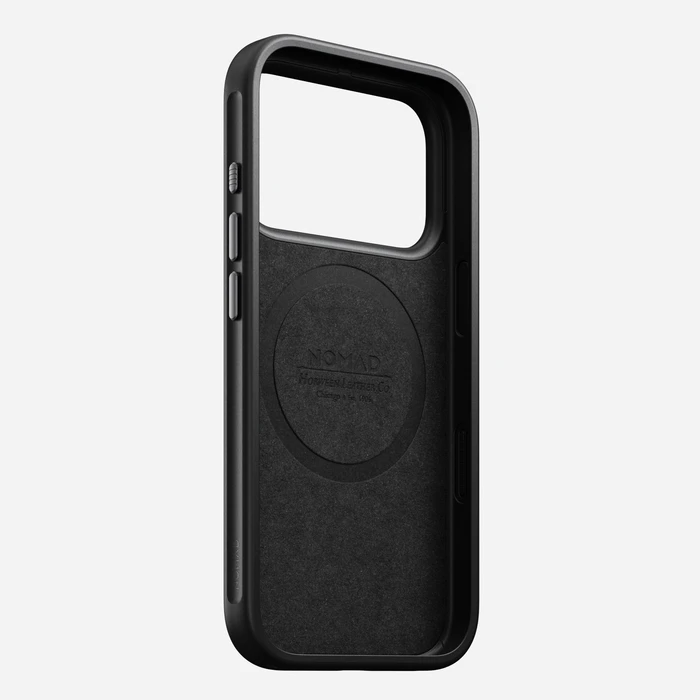 NOMAD Modern Leather Case Apple iPhone 18 Pro / 17 Pro MagSafe, Horween leather (black)