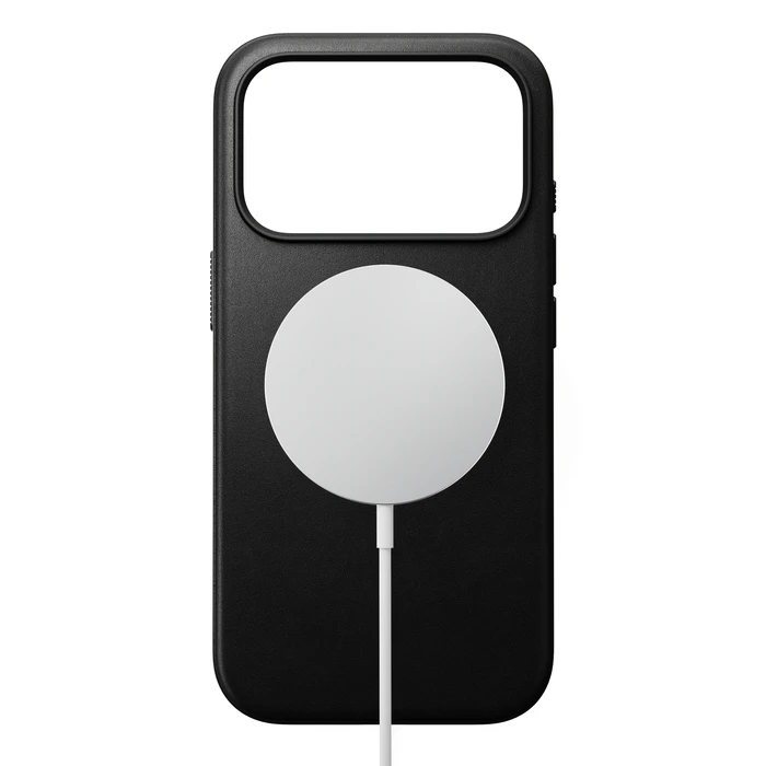 NOMAD Modern Leather Case Apple iPhone 18 Pro / 17 Pro MagSafe, Camino leather (black)