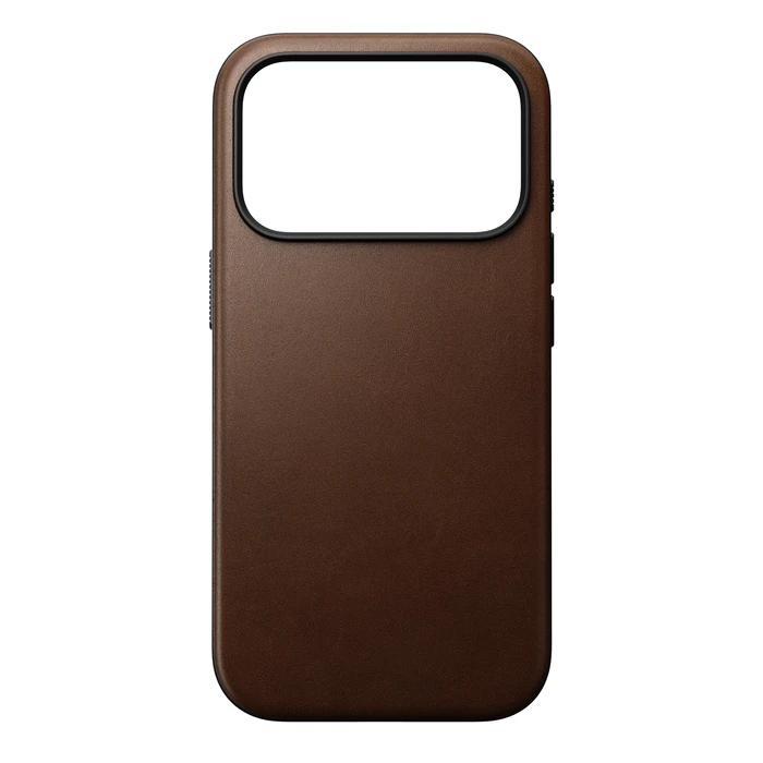 NOMAD Modern Leather Case Apple iPhone 18 Pro / 17 Pro MagSafe, Camino leather (brown)