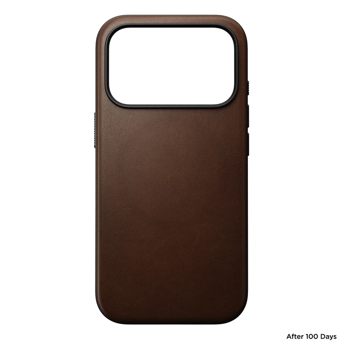 NOMAD Modern Leather Case Apple iPhone 18 Pro / 17 Pro MagSafe, Camino leather (brown)