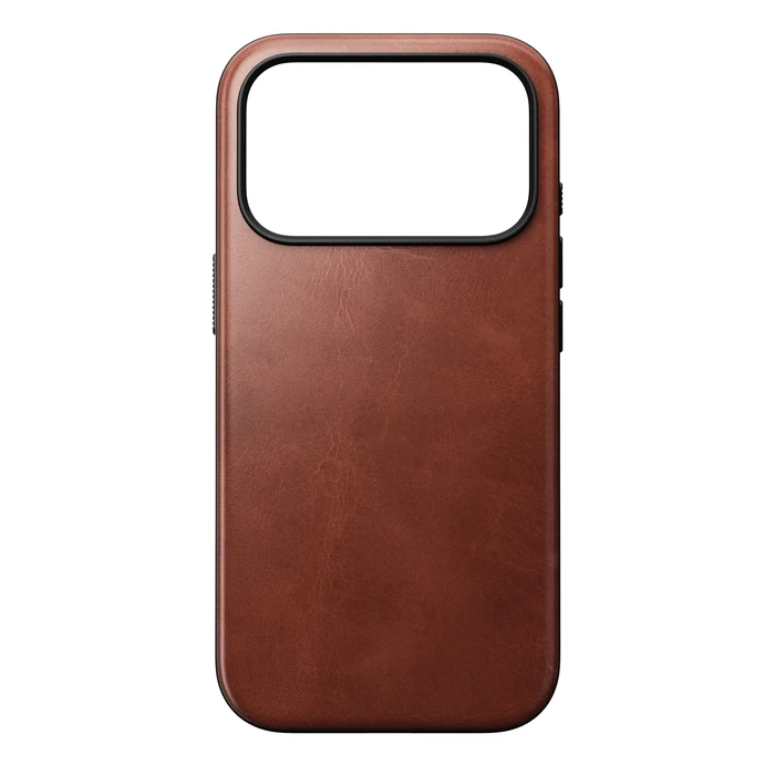 NOMAD Modern Leather Case Apple iPhone 18 Pro / 17 Pro MagSafe, Horween leather (olde dublin)