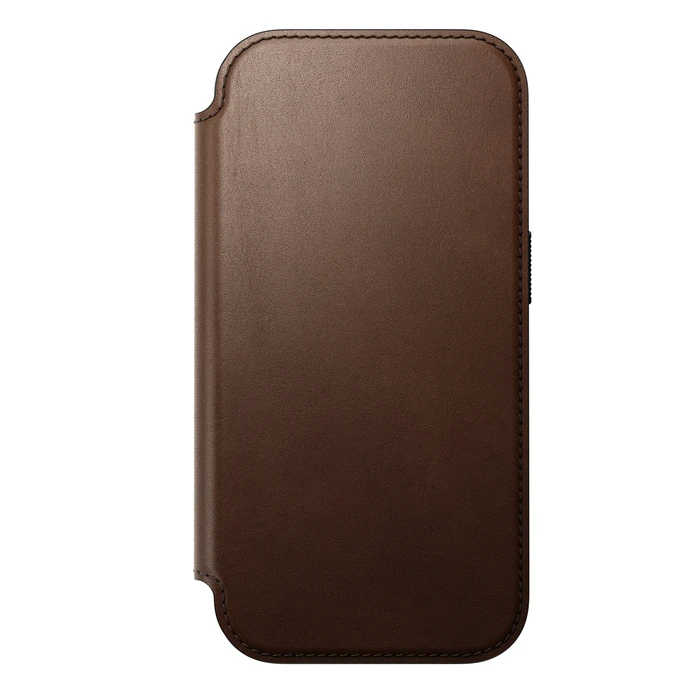 NOMAD Modern Leather Folio Apple iPhone 18 Pro / 17 Pro MagSafe, Camino leather (brown)