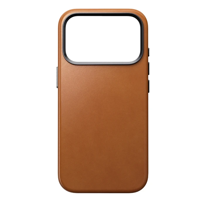 NOMAD Traditional Leather Case Apple iPhone 18 Pro / 17 Pro MagSafe, Horween leather (saddle)