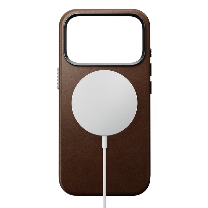 NOMAD Traditional Leather Case Apple iPhone 18 Pro / 17 Pro MagSafe, Camino leather (brown)