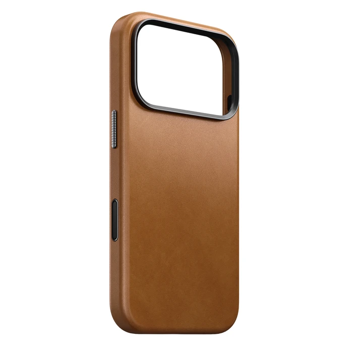 NOMAD Traditional Leather Case Apple iPhone 18 Pro / 17 Pro MagSafe, Camino leather (english tan-c)