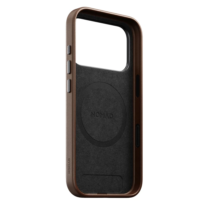 NOMAD Traditional Leather Case Apple iPhone 18 Pro / 17 Pro MagSafe, Camino leather (brown)