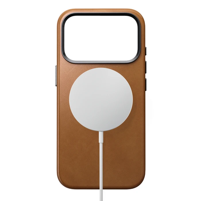 NOMAD Traditional Leather Case Apple iPhone 18 Pro / 17 Pro MagSafe, Camino leather (english tan-c)