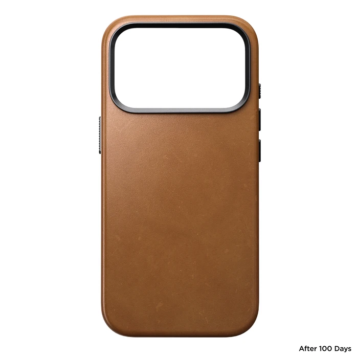 NOMAD Traditional Leather Case Apple iPhone 18 Pro / 17 Pro MagSafe, Camino leather (english tan-c)