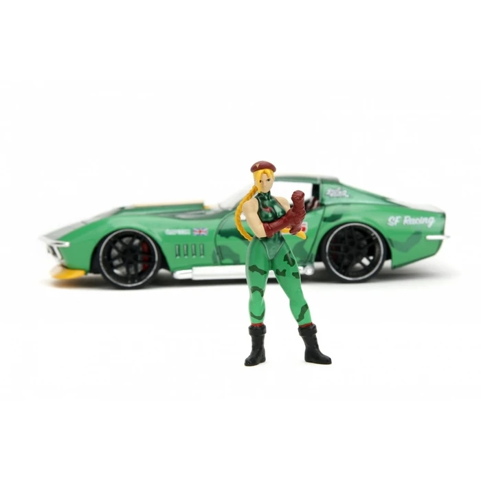 Jada Toys Vehicle With Figure Street Fighter 1969 Chevrolet 1/24