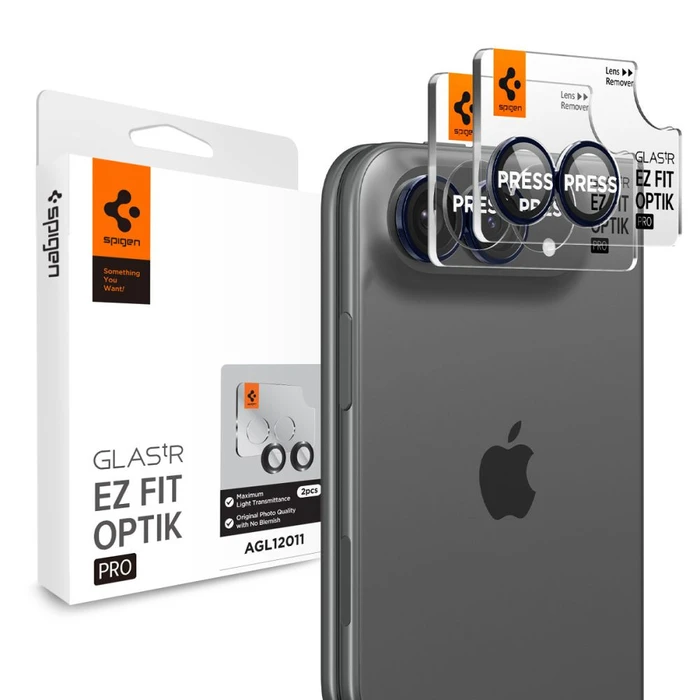 Spigen Optik Pro Glas.tr Ez Fit Camera Protector Apple iPhone Duo Night Sky [2 PACK]