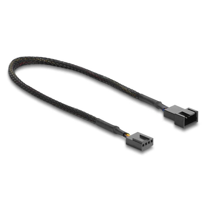 Delock 4pin - Cable 0.3m Μαύρο 91360