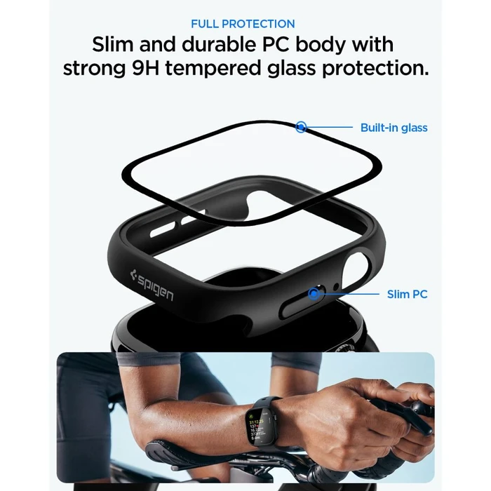 Spigen Thin Fit 360 Apple Watch 10 / 11 42mm Black