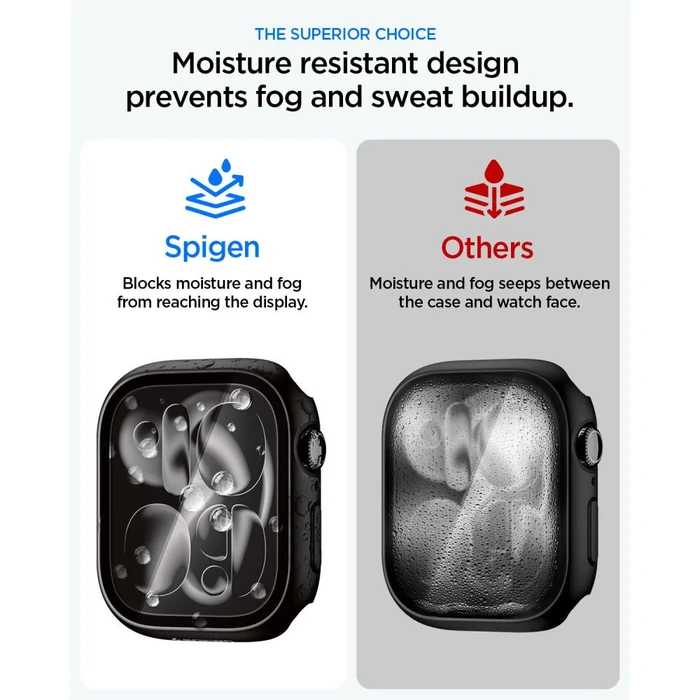 Spigen Thin Fit 360 Apple Watch 10 / 11 42mm Black