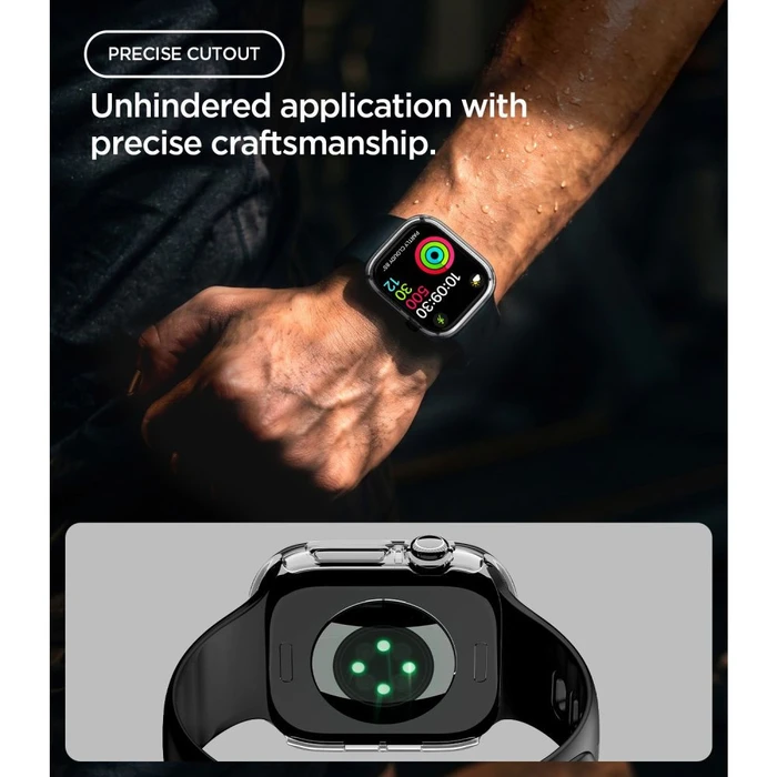 Spigen Thin Fit Apple Watch 12 46mm Crystal Clear