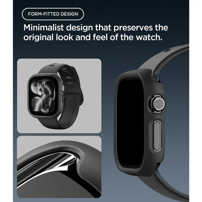 Spigen Thin Fit Apple Watch 12 46mm Black
