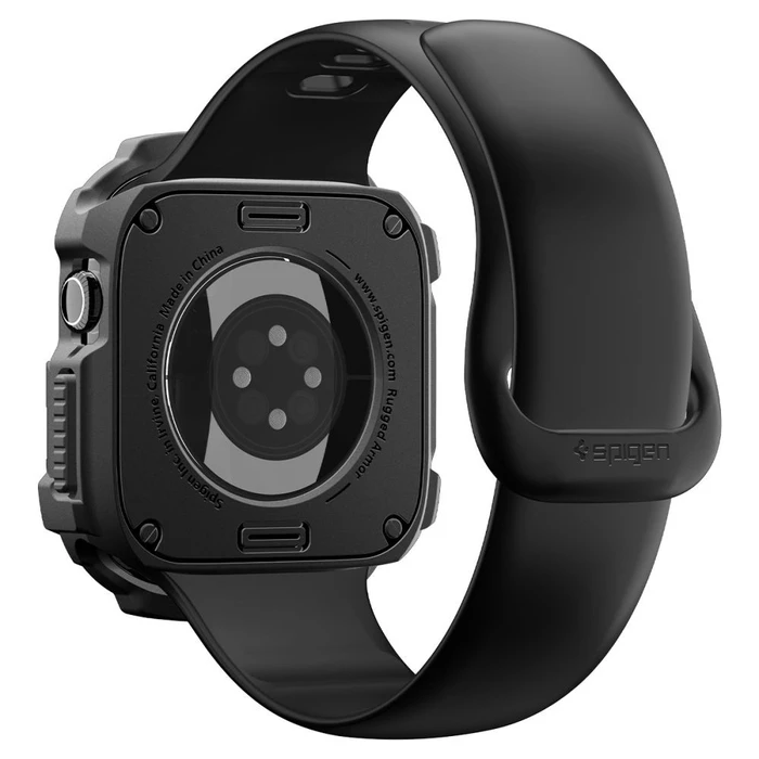 Spigen Rugged Armor Apple Watch 12 42mm Matte Black
