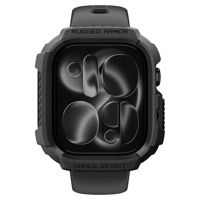 Spigen Rugged Armor Apple Watch 12 42mm Matte Black